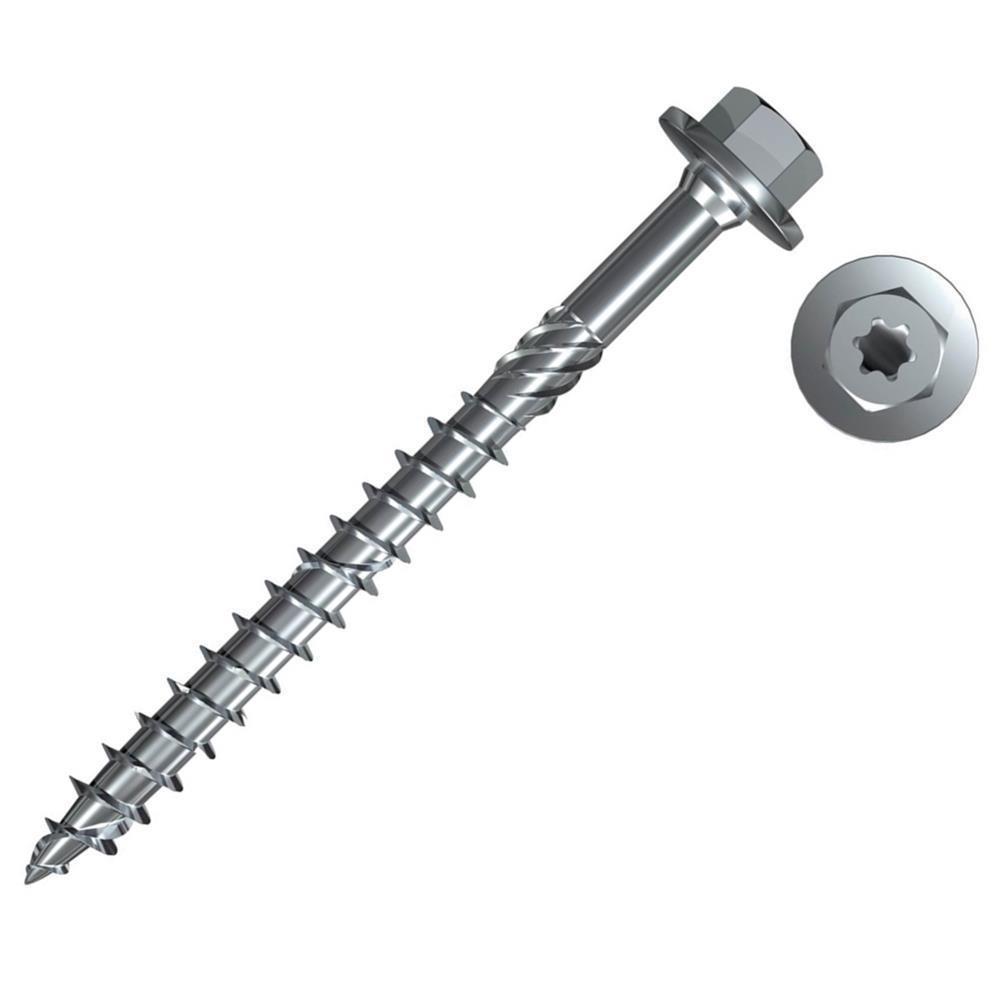 Fischer Holzbauschrauben Power-Fast Hexagon 10,0 mm SW15 / TX40 100 mm 50 Stk.