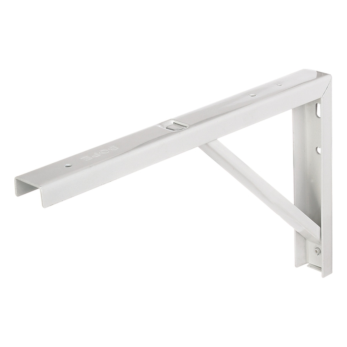 Alberts Konsole aus U-Profil, 300 x 175 x 30 mm, Stahl roh, verzinkt weiß kunststoffbeschichtet - 1 Stk.