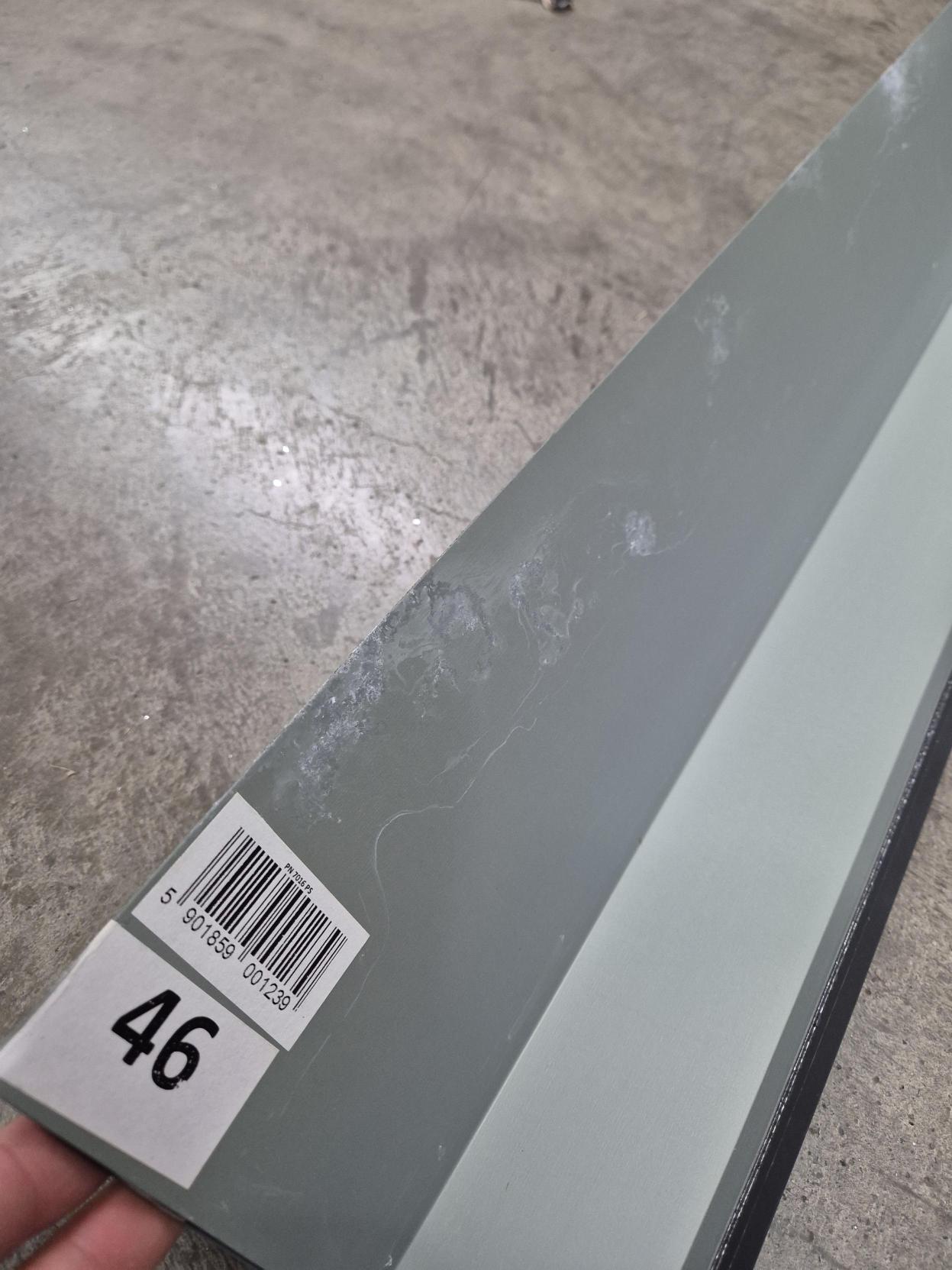 Oberes Traufblech 2m, 0,5mm, RAL7016 Anthrazit