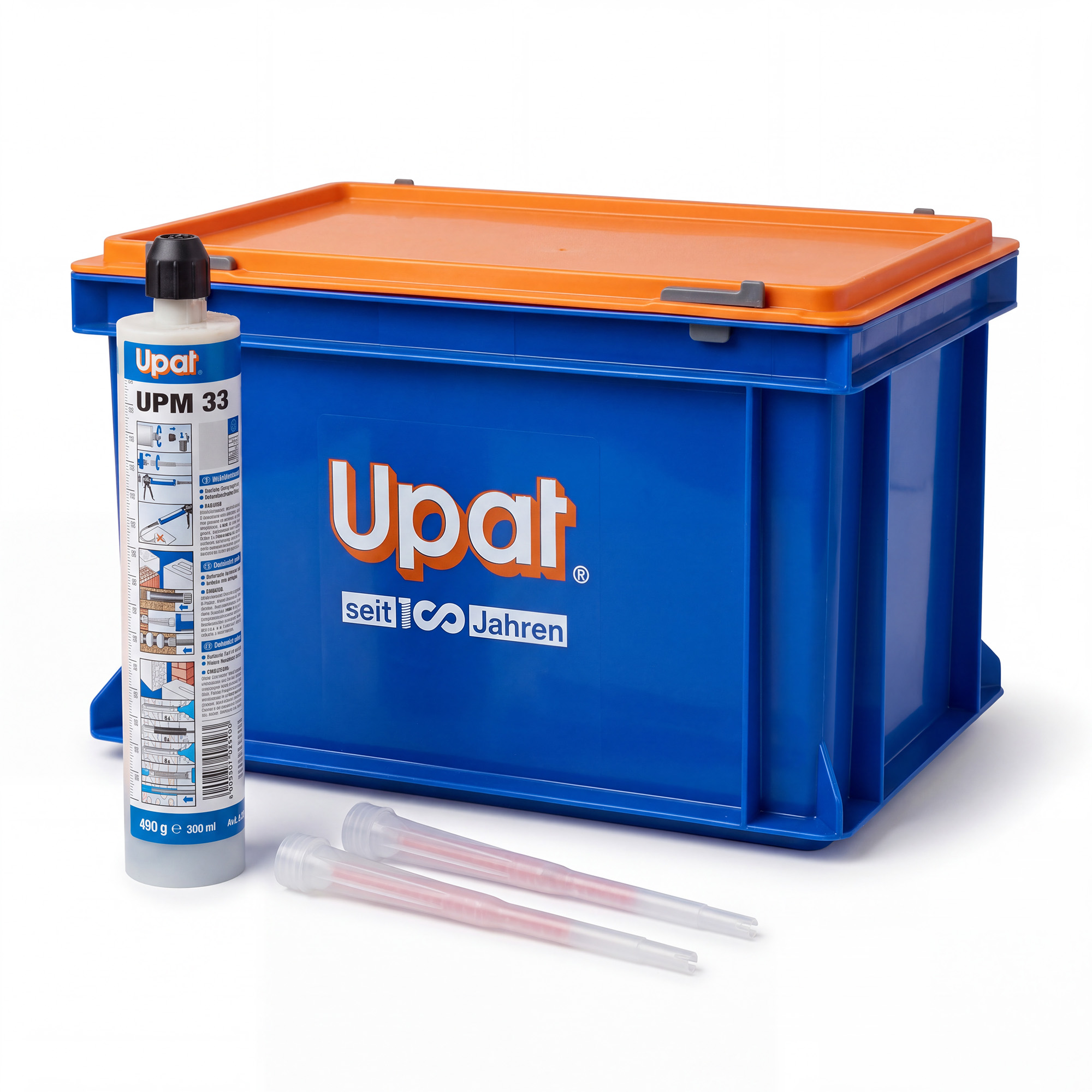 Upat Injektionsmörtel-Set UPM 33, 20 x 300 ml, im Euronormbehälter
