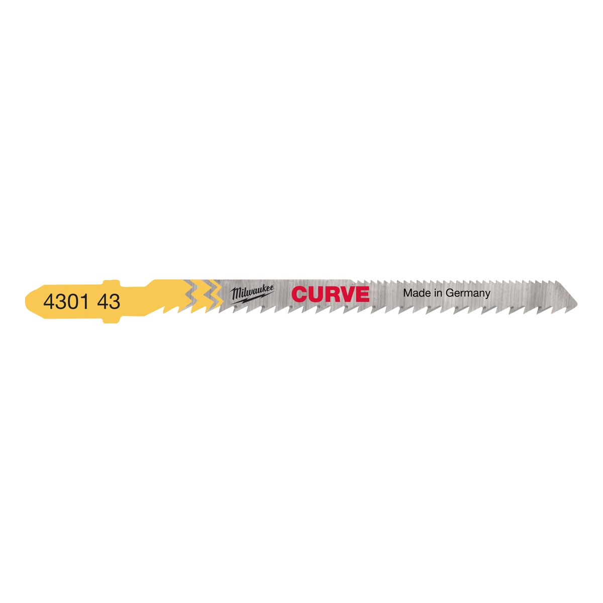 Milwaukee Stichsägeblatt Holz Kurvenschnitte 75 x 2,5 mm - 5 Stk.