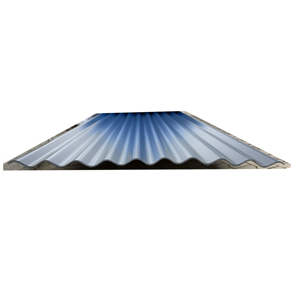 Konvolut Wellenprofil PF25 0,75mm Deckbreite 1080mm RAL7016 Standardpolyester