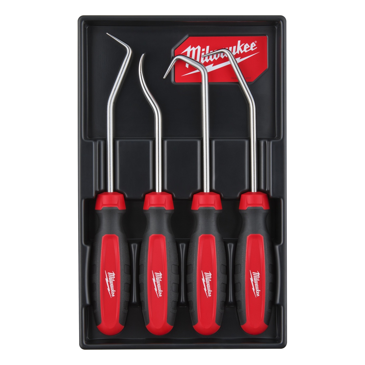 Milwaukee Heavy-Duty Montagehaken Set 4-teilig: flach, gebogen, 90°, 45° - 1 Stk. Milwaukee Heavy-Duty Montagehaken Set 4-teilig: flach, gebogen, 90°, 45° - 1 Stk.