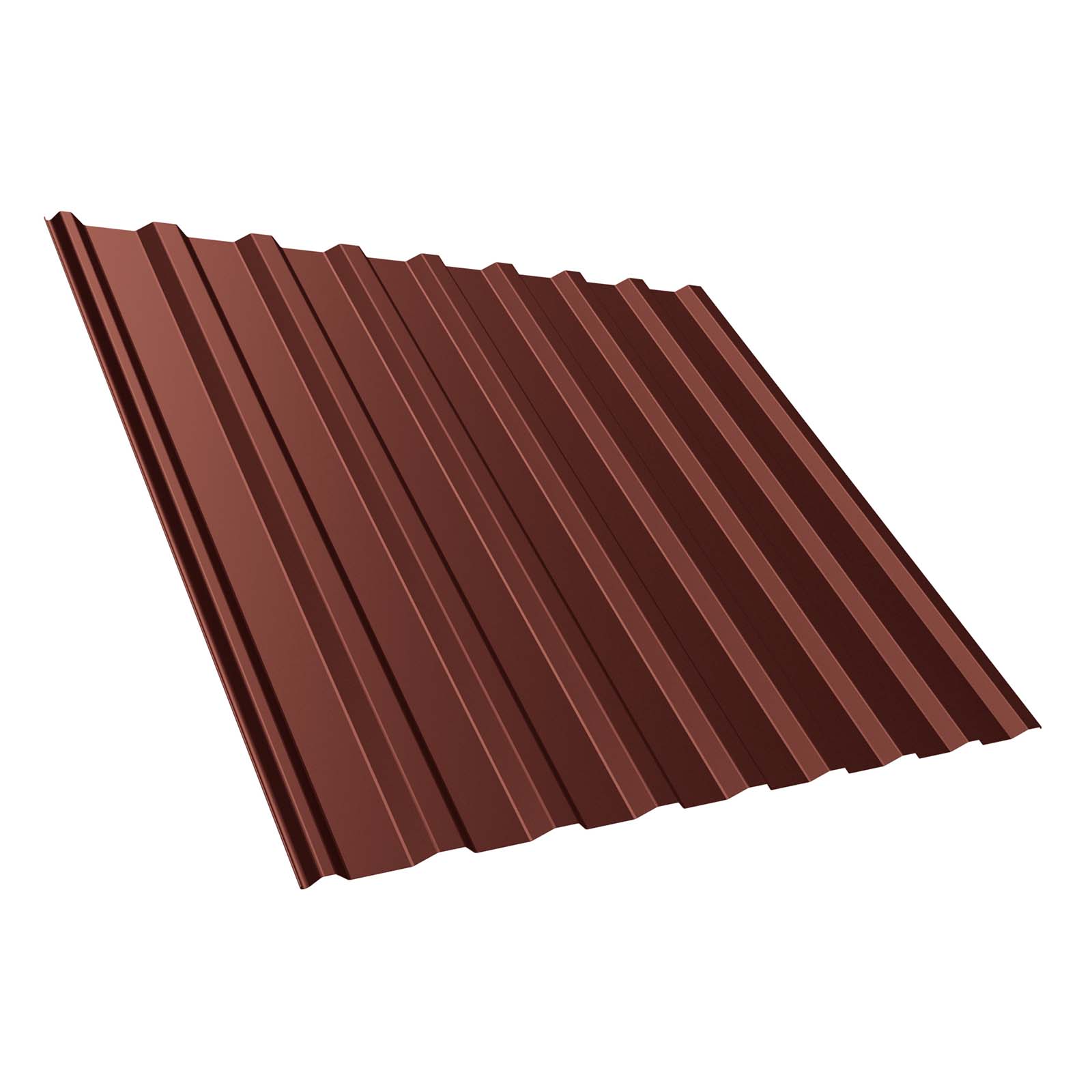 Trapezblech T20M Dach 0,5 mm, RAL 8012 Rotbraun, verschiedene Längen Trapezblech T20M Dach 0,5 mm, RAL 8012 Rotbraun, verschiedene Längen