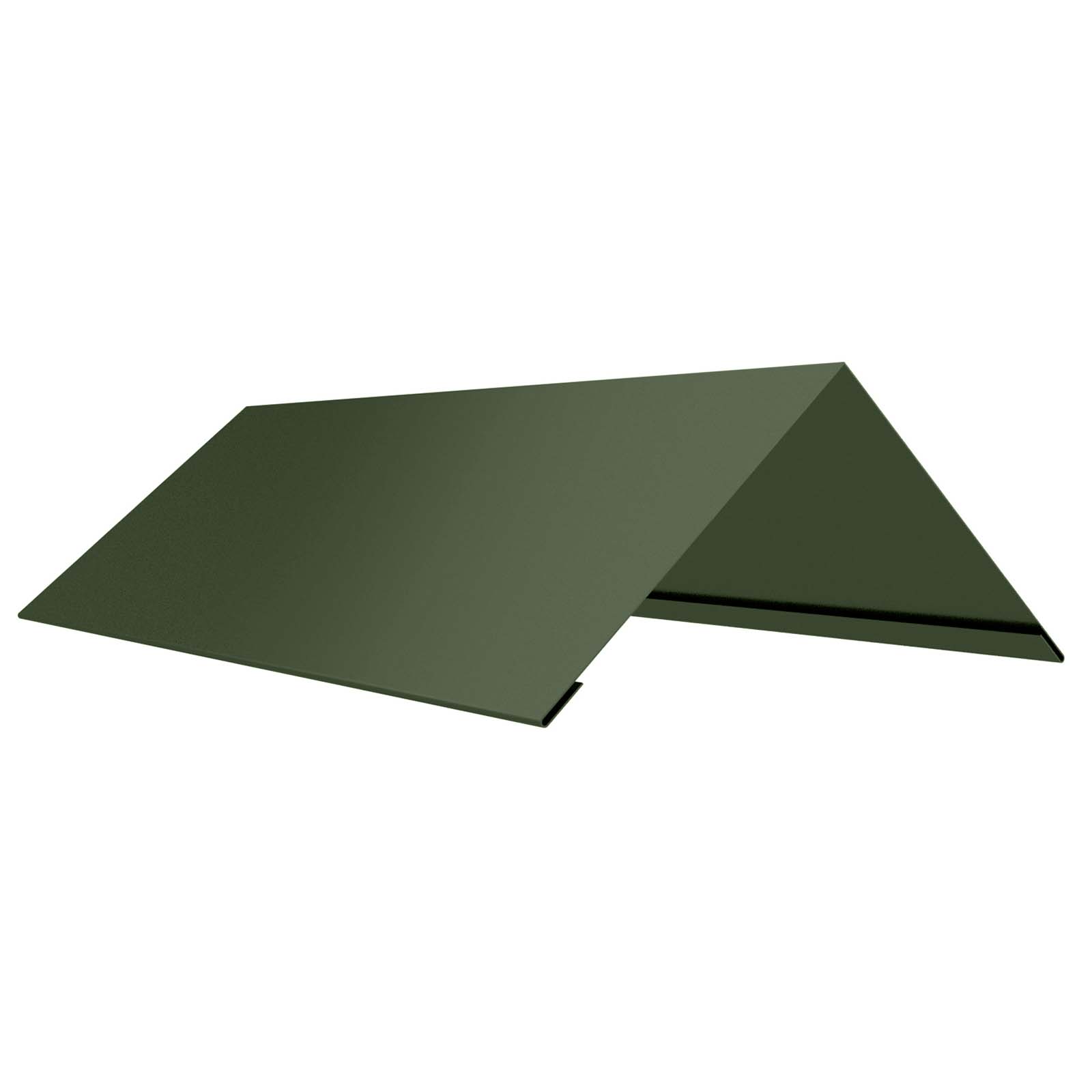 Flachfirst 2m, 0,5mm, RAL6020 Chromoxidgrün