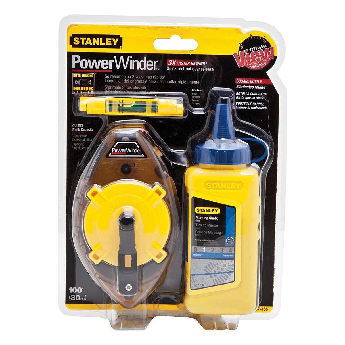Stanley Schlagschnur-Set PowerWinder 30m