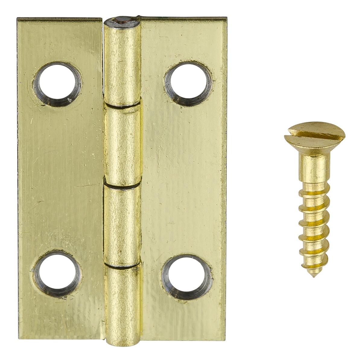 Vormann Schatullenscharnier 20 x 12 mm vermessingt, 4 Stk. Vormann Schatullenscharnier 20 x 12 mm vermessingt, 4 Stk.