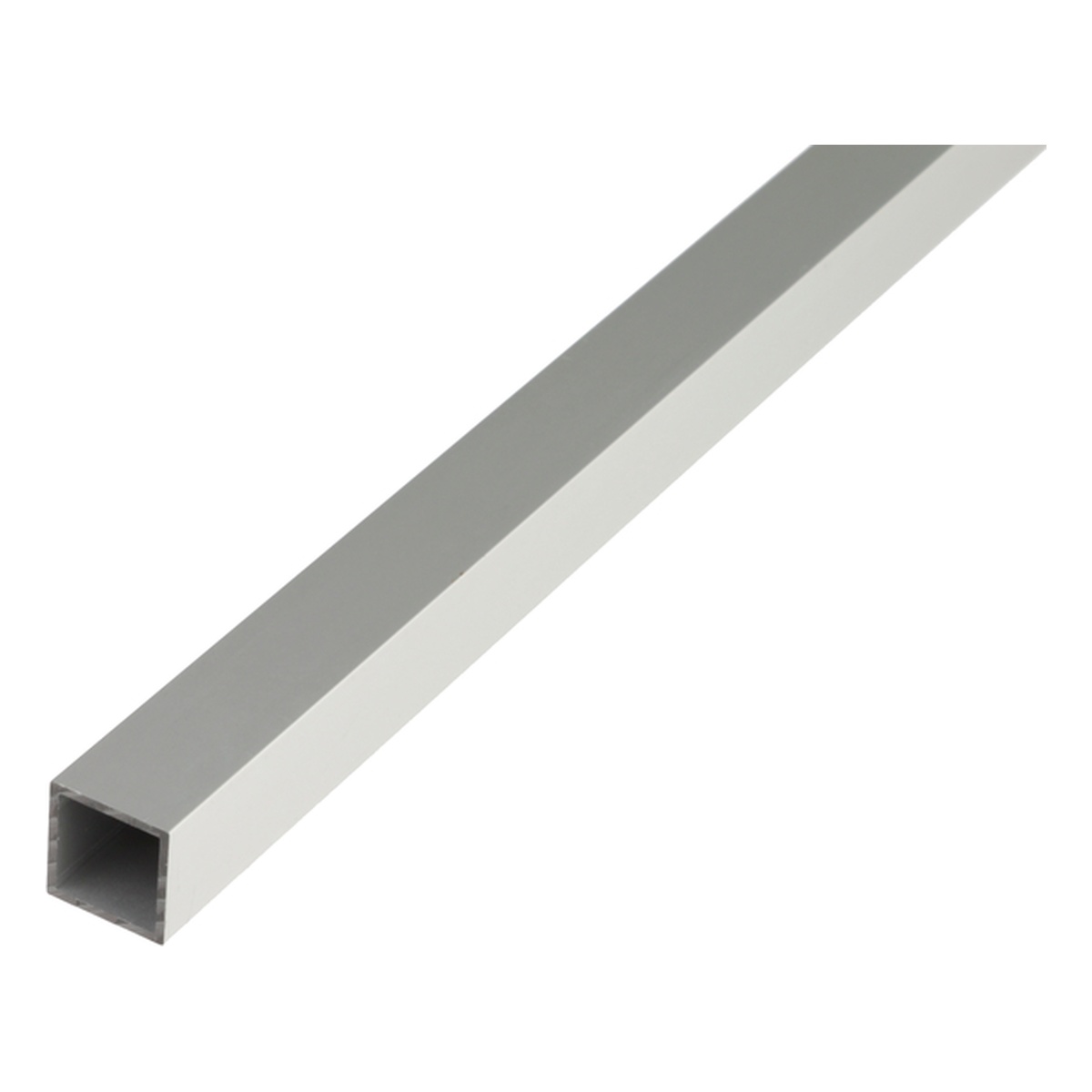 Alberts Vierkantrohr, 20 x 20 x 1,5 x 2000 mm, Aluminium, silberfarbig eloxiert - 1 Stk.