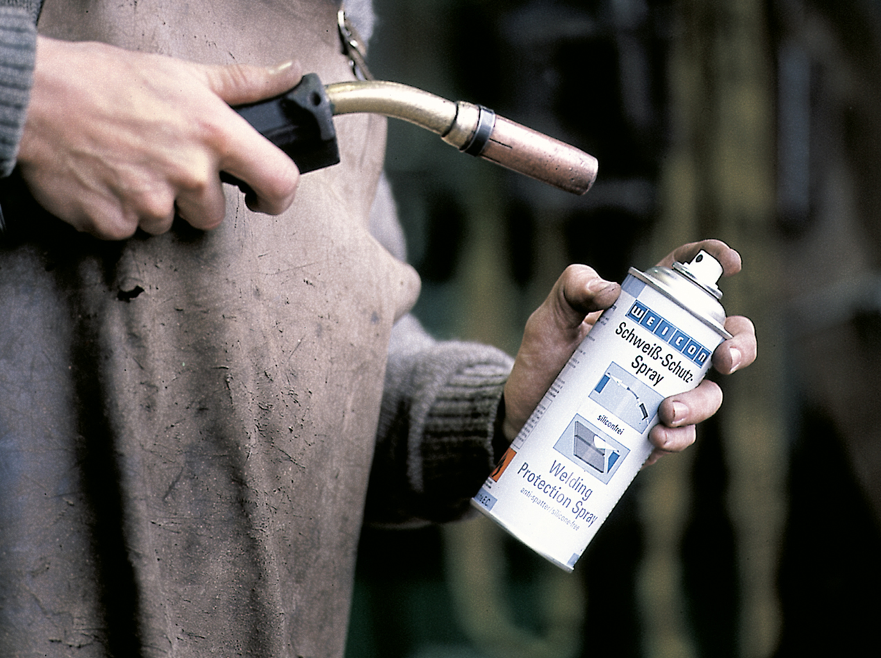 WEICON Schweißschutz-Spray, transparenter Schutzfilm bei Schweißarbeiten, 400 ml, transparent