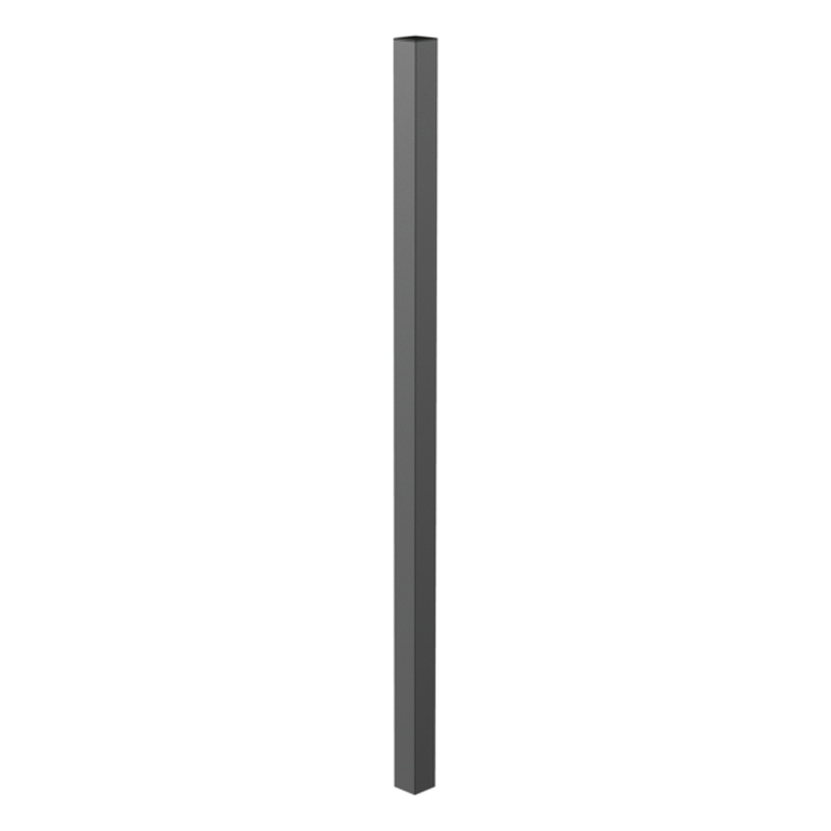 Alberts Zaunpfosten für Zaungabionen Cluster, 60 x 60 x 2500 mm, Stahl roh, feuerverzinkt - 1 Stk.