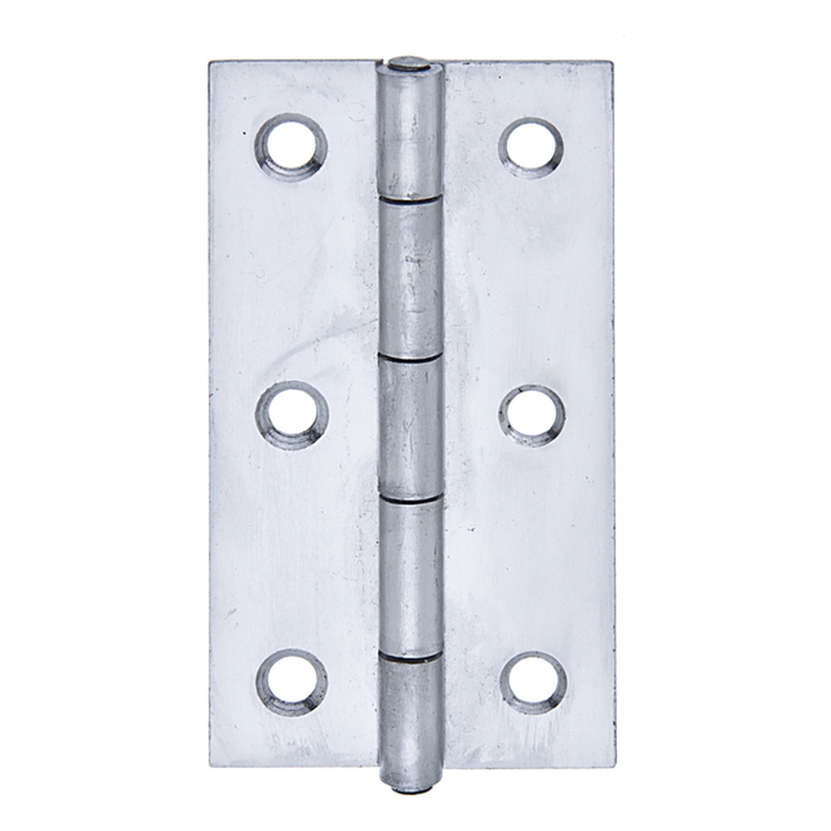 Alberts Scharnier, schmal, 82 x 44 mm, Edelstahl vernietetem Edelstahlstift - 1 Stk.
