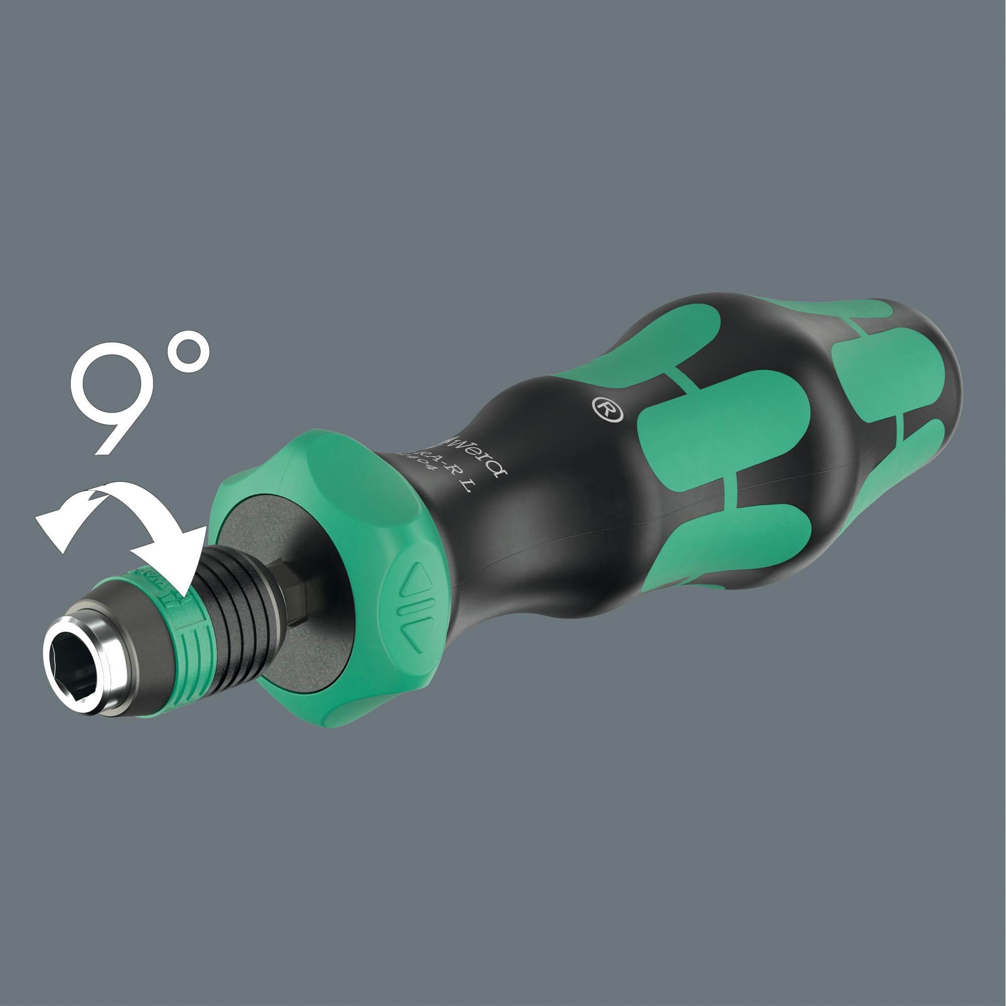 Wera Ratschenschraubendreher 838 RA-R L, 1/4 Zoll x 140 mm, mit Bithalter