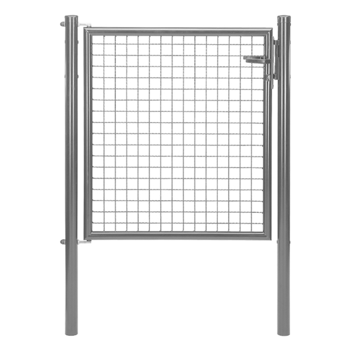 Alberts Wellengitter-Einzeltor, 1060 x 1500 x 60 mm, Stahl roh, zinkphosphatiert, anthrazit-metallic kunststoffbeschichtet - 1 Stk.