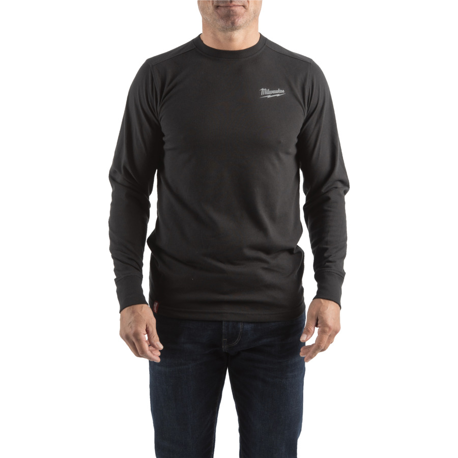 Milwaukee HTLSBL-XL Hybrid-Shirt lang schwarz