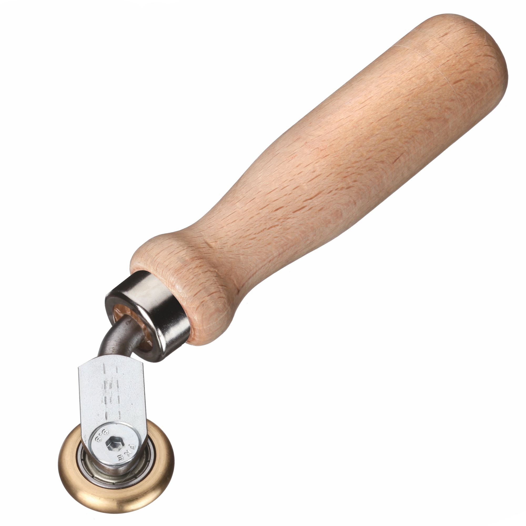 Freund Andrückrolle Messingrad abgeschrägt, 145 g Freund Andrückrolle Messingrad abgeschrägt, 145 g