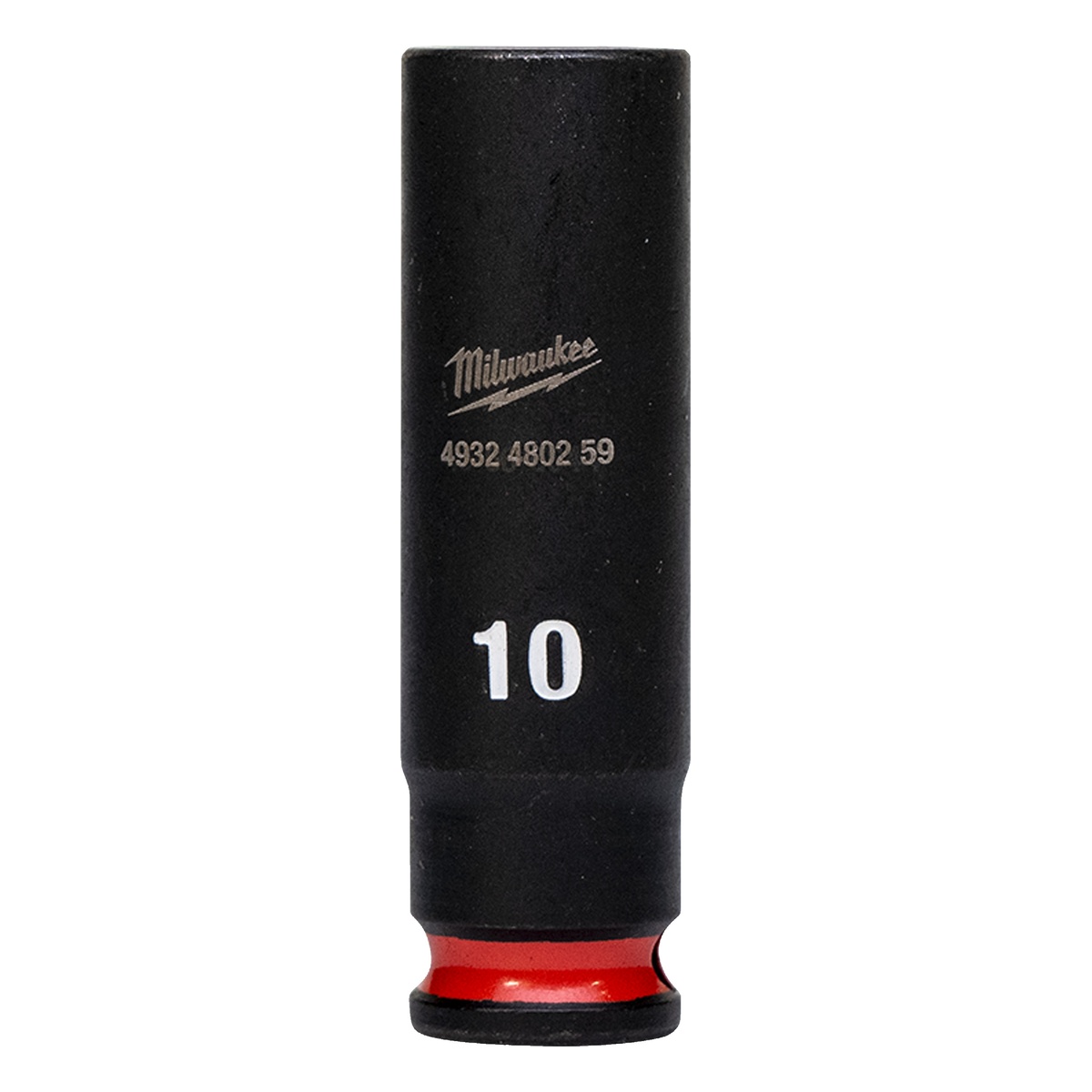 Milwaukee Schlagnuss 1/4 Zoll SW 10 x 50 mm, SHOCKWAVE, lang