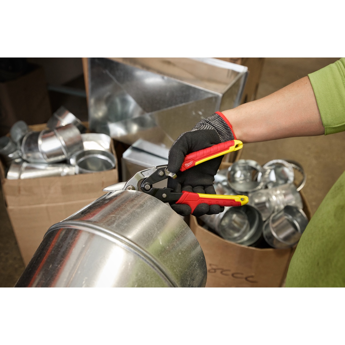 Milwaukee Extrakurze Blechschere gerade - 1 Stk. Milwaukee Extrakurze Blechschere gerade - 1 Stk.