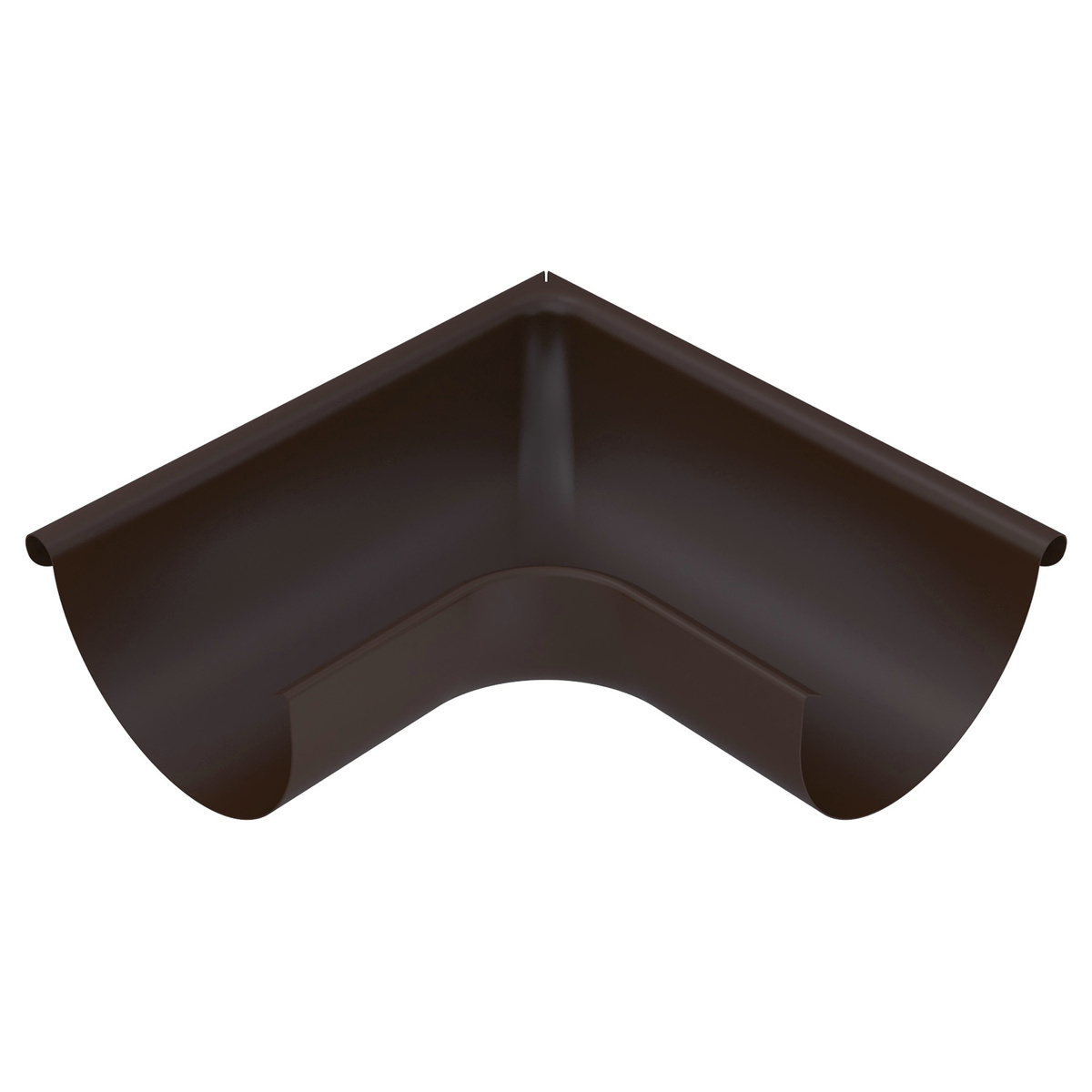 Zambelli Rinnenwinkel Meister-Winkel 333, 6-teilig, Schenkellänge 300 mm, Außeneck, Dunkelbraun RAL 8019, COLORDUR, mit Zambelli-Logo - 1 Stk.