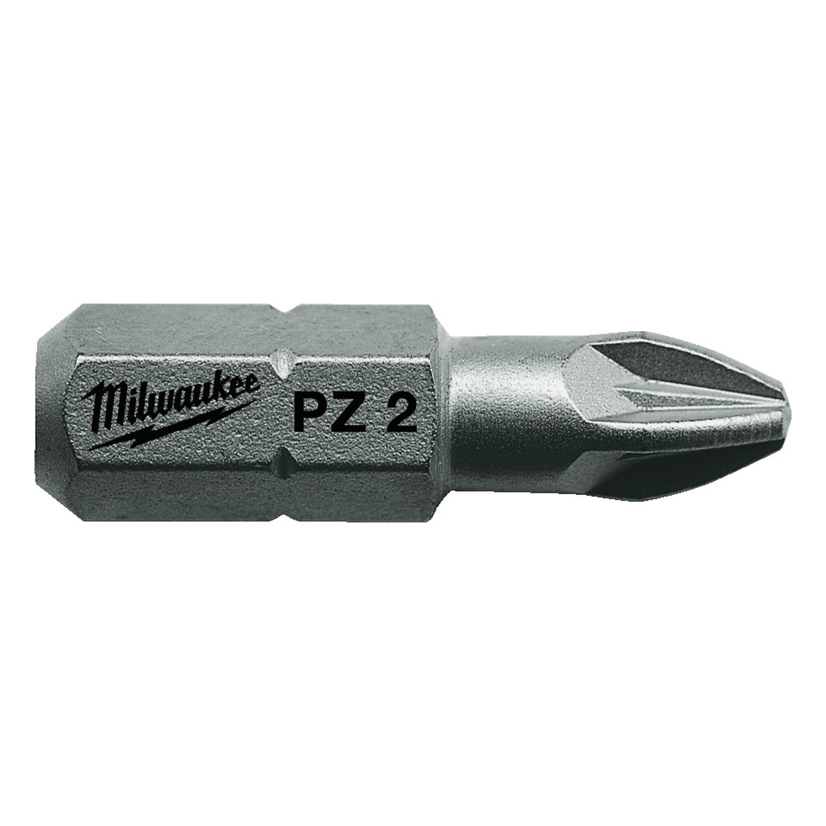 Milwaukee Bit Pozidriv PZ3 x 25 mm, S2-Stahl, 60 HRC, kalt geformt, 25 Stück