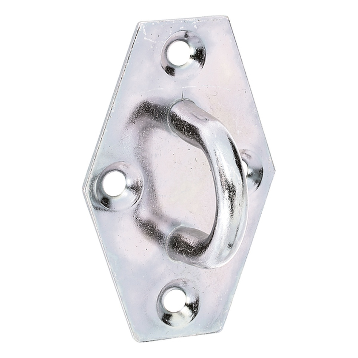 Alberts Öse auf Platte, verzinkt, 64x41 Alberts Öse auf Platte, verzinkt, 64x41