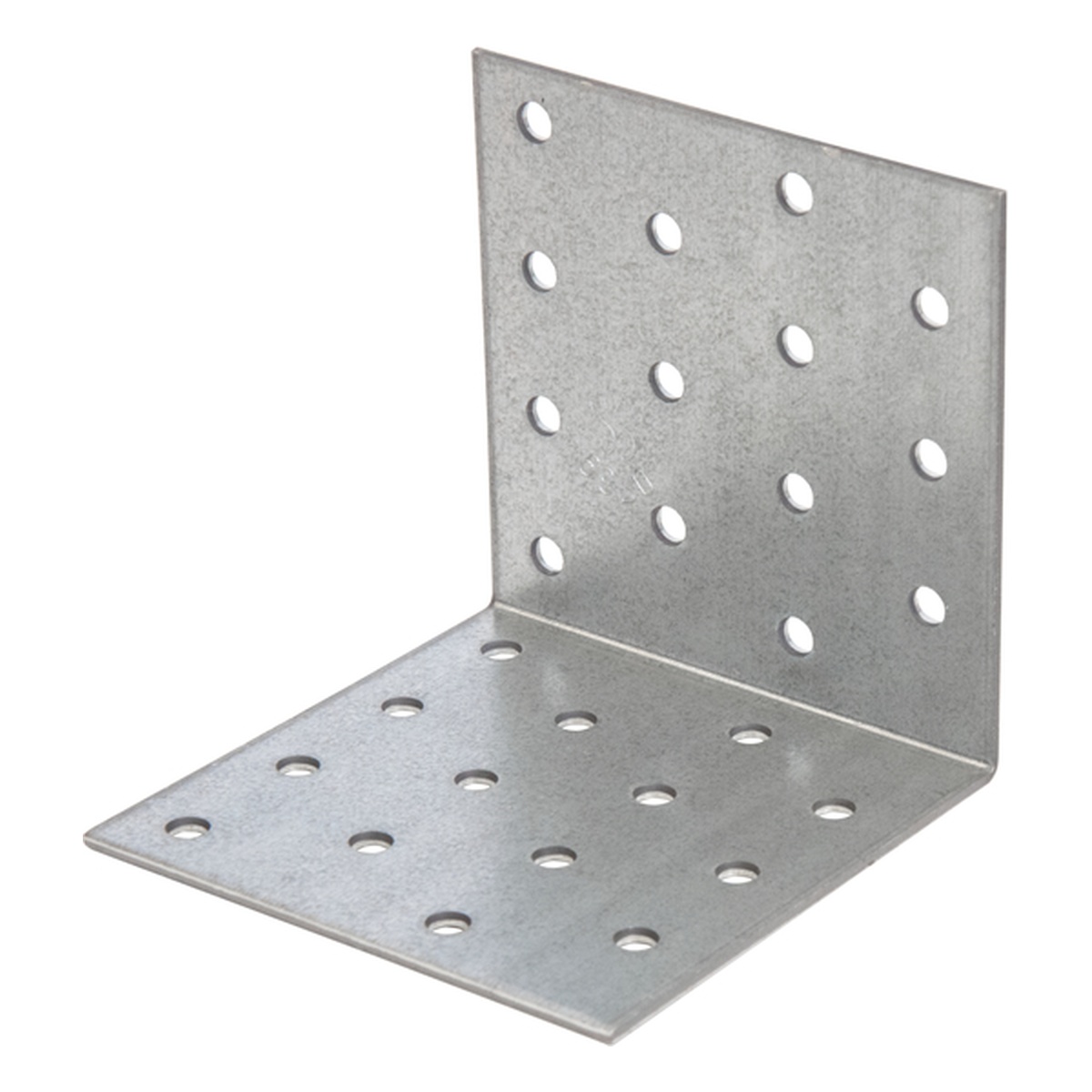 Alberts Lochplattenwinkel, 80 x 80 x 80 mm, Stahl roh, sendzimirverzinkt, CE-Kennzeichnung nach ETA-08/0165 - 1 Stk.