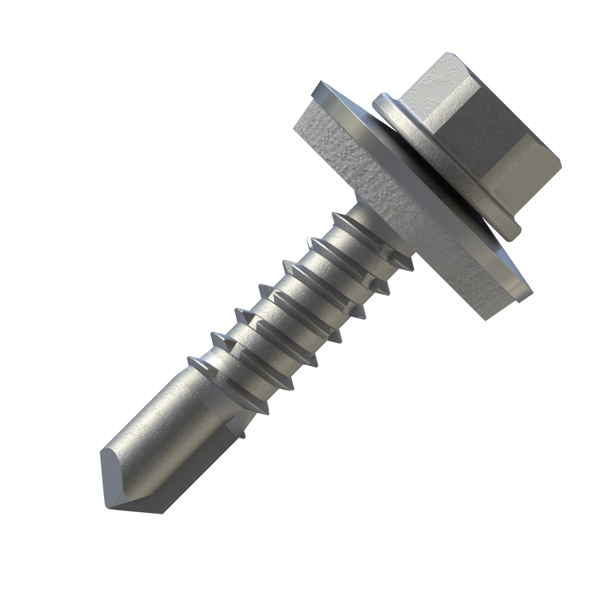 Reisser RP-K Bohrschraube 5,5x32 mm, E16, Bimetall (Edelstahl A2/Stahl), Teilgewinde, SW8, Stahl-UK - 100 Stk.
