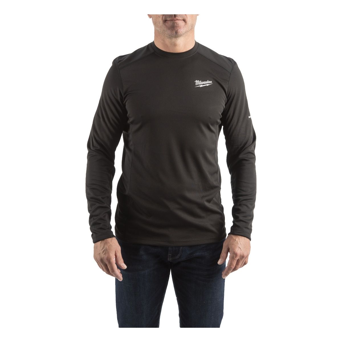 Milwaukee Funktions-Langarm-Shirt schwarz mit UV-Schutz WWLSBL Milwaukee Funktions-Langarm-Shirt schwarz mit UV-Schutz WWLSBL