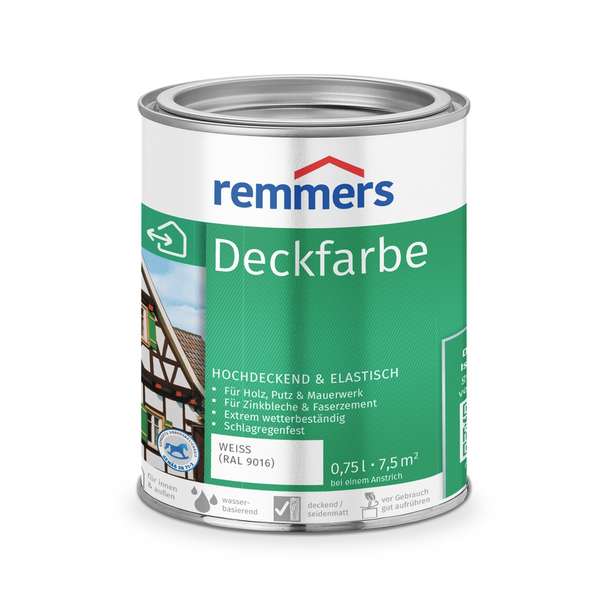 Remmers Deckfarbe 0,75 l, verschiedene Farben