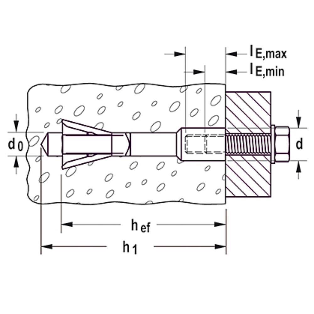 Fischer Porenbetonanker FPX-I M10 mm 25 Stk.