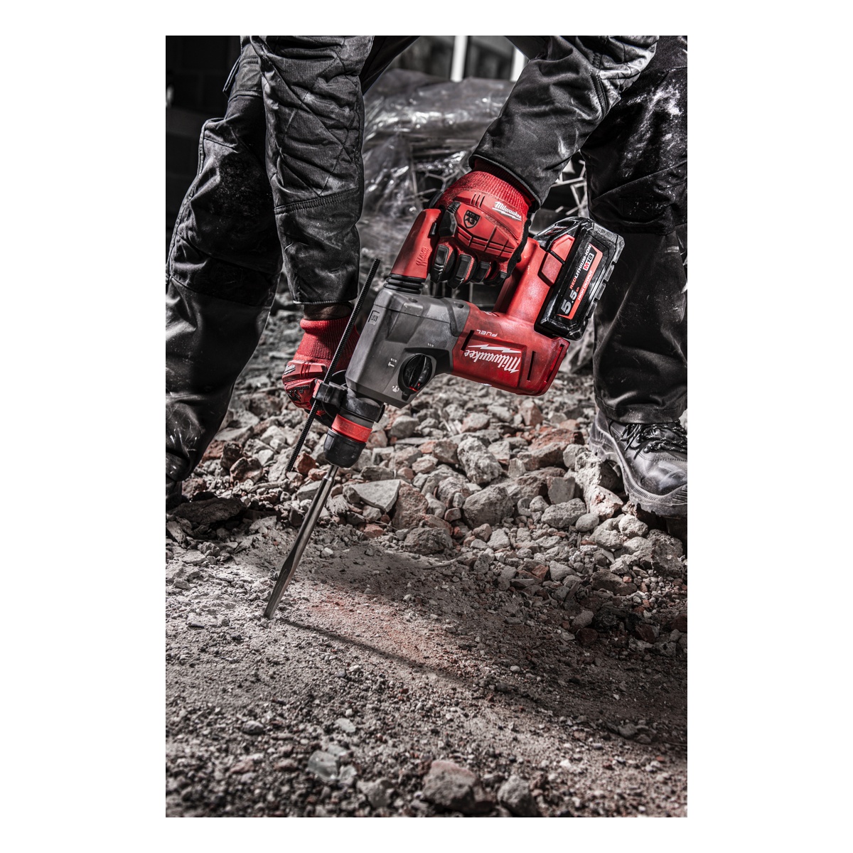 Milwaukee Fliesenmeißel SDS-Max Premium SLEDGE 380 x 50 mm - 1 Stk.