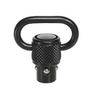 Halder Riemenbügel schmal für Buchse, schwarz, für 23-mm-Riemen
