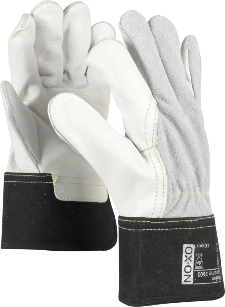 OX-ON Worker Supreme 2603 Lederhandschuhe, Größe 9