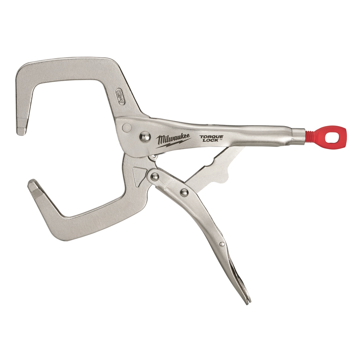 Milwaukee Schweißer-Gripzange TORQUE LOCK mit schmalen Greifbacken 480 mm lang, Spannweite 170 mm - 1 Stk.