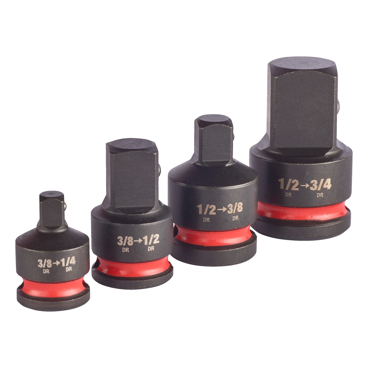 Milwaukee SHOCKWAVE Adapter Set 4-tlg. 3/8" und 1/2" - 1 Stk. Milwaukee SHOCKWAVE Adapter Set 4-tlg. 3/8" und 1/2" - 1 Stk.