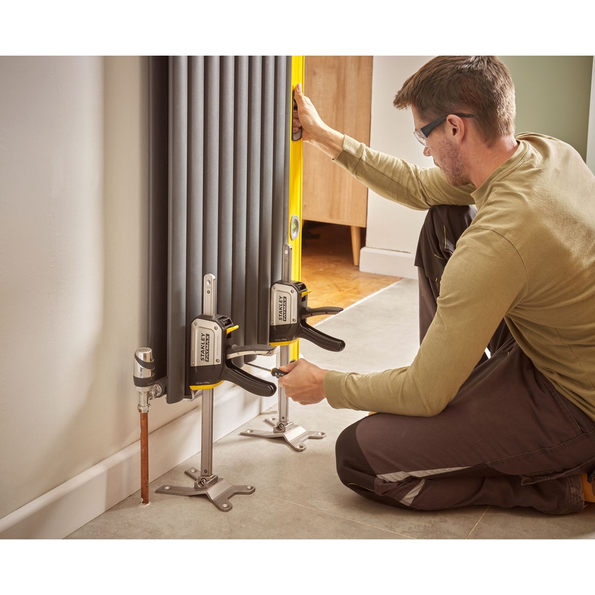 Stanley Einhand-Montagewerkzeug Tradelift Set