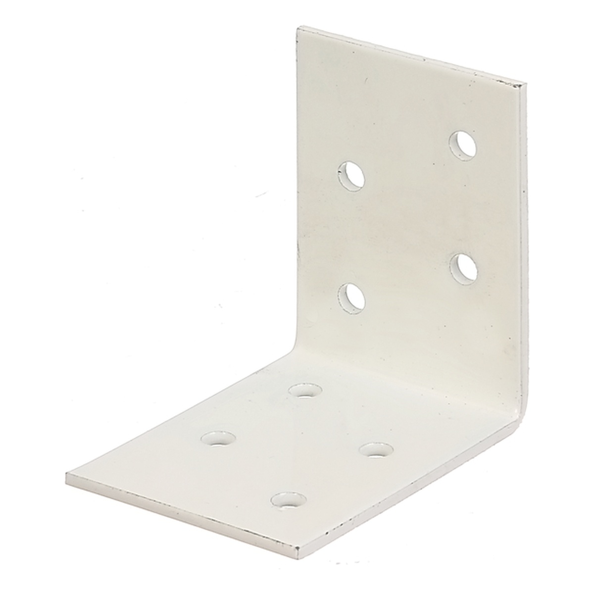 Alberts Winkelverbinder, 50 x 50 x 40 mm, Stahl roh, verzinkt weiß kunststoffbeschichtet, CE-Kennzeichnung nach ETA-08/0165 - 1 Stk. Alberts Winkelverbinder, 50 x 50 x 40 mm, Stahl roh, verzinkt weiß kunststoffbeschichtet, CE-Kennzeichnung nach ETA-08/0165 - 1 Stk.