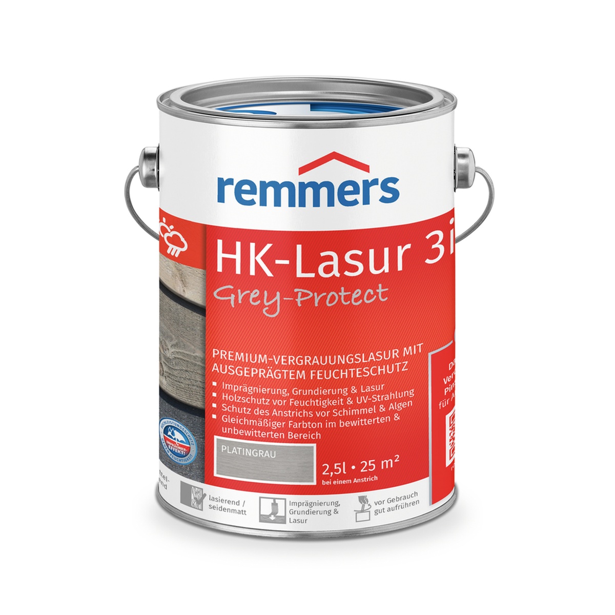 Remmers HK-Lasur 2,5 l platingrau Remmers HK-Lasur 2,5 l platingrau