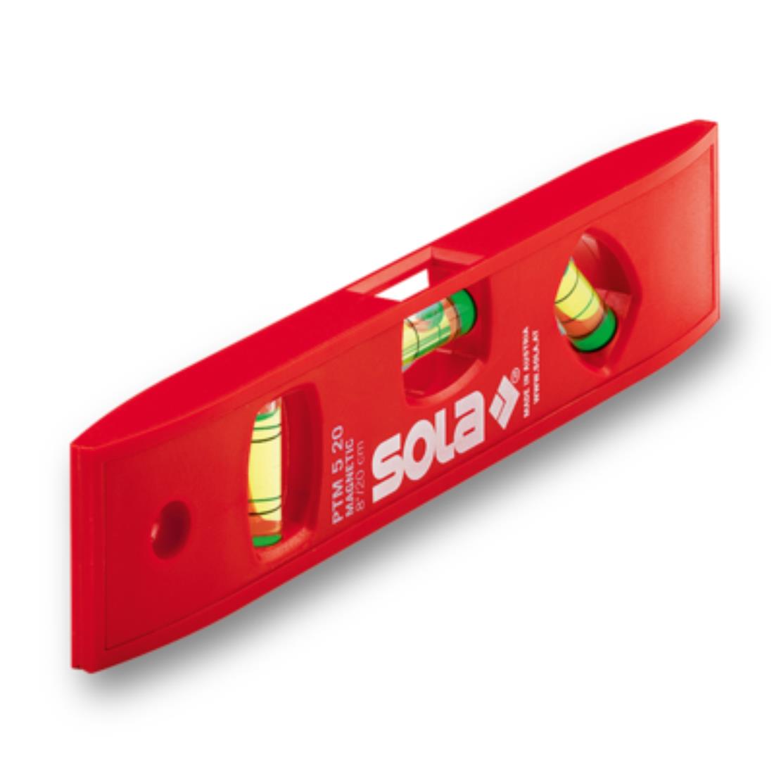 Sola Kunststoff - Torpedo Wasserwaage PTM 5, magnetisch Sola Kunststoff - Torpedo Wasserwaage PTM 5, magnetisch
