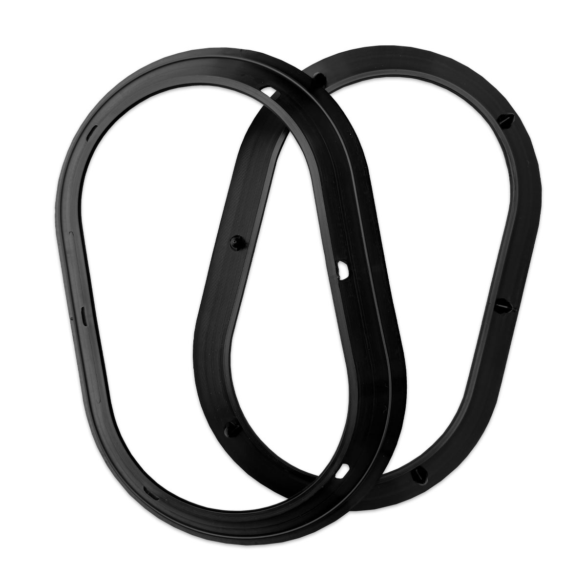 Allform Spannbahnelement Klemmring oval 20 x 11,5 cm
