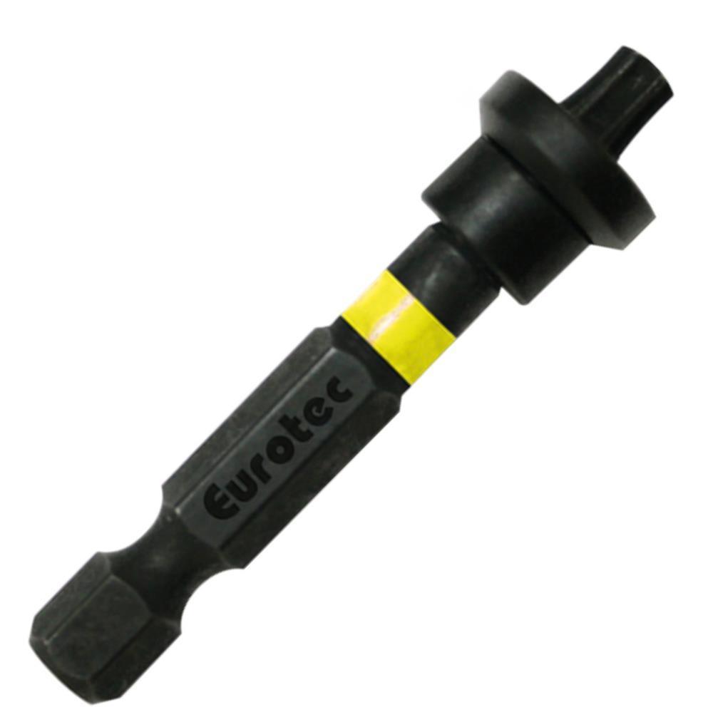 Eurotec Bit Innensechsrund TX20 x 50 mm, Magnet TX-Lang-Bit, gelb, hält lange Schrauben auch waagerecht