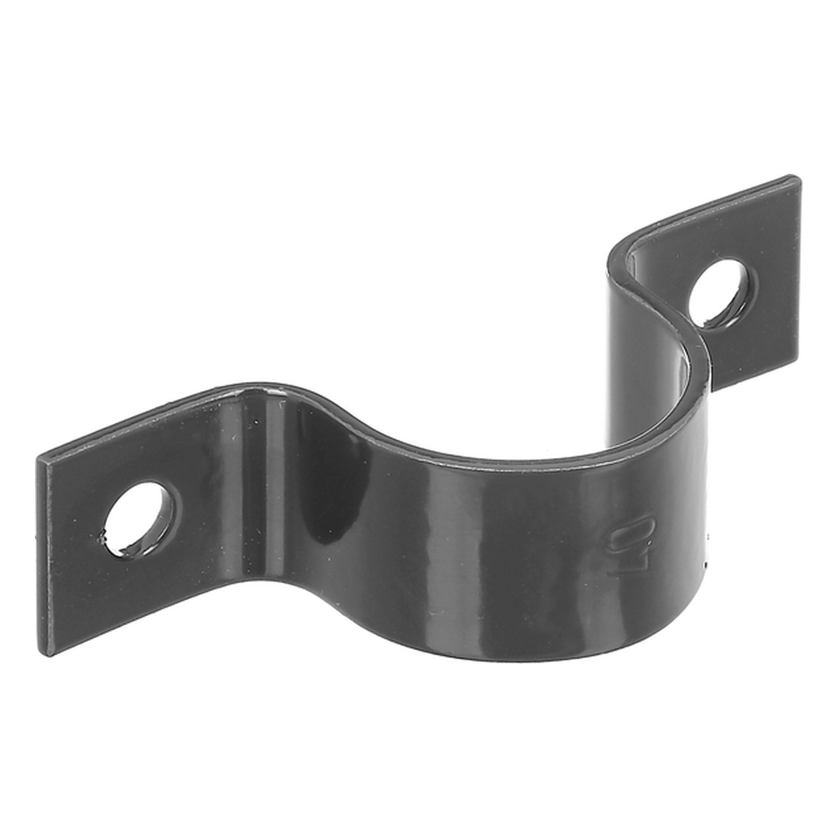 Alberts Rohrschelle zur Befestigung von Zaunpfosten an Mauern, Ø 38 mm, Stahl roh, verzinkt anthrazit-metallic kunststoffbeschichtet - 1 Stk. Alberts Rohrschelle zur Befestigung von Zaunpfosten an Mauern, Ø 38 mm, Stahl roh, verzinkt anthrazit-metallic kunststoffbeschichtet - 1 Stk.