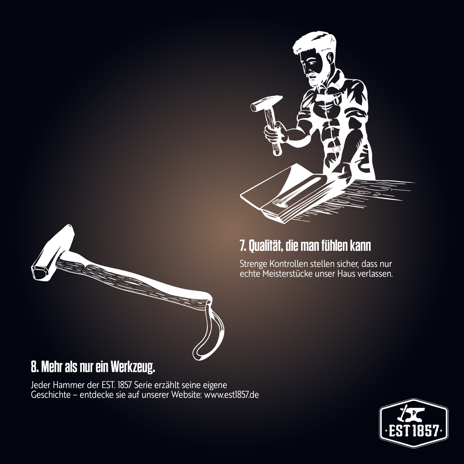 Picard Schlosserhammer Est.1857 800 g