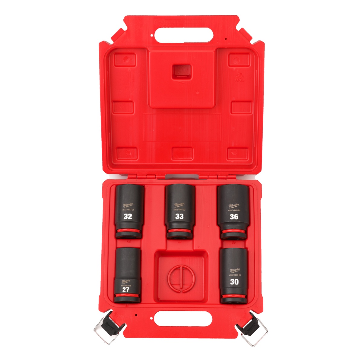 Milwaukee SHOCKWAVE Schlagnuss-Set 3/4" lang, 5tlg.