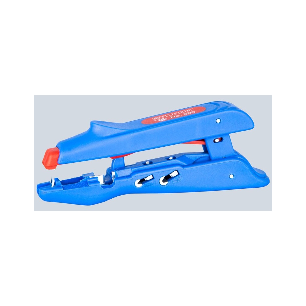 WEICON Abisolier- und Crimpzange Duo-Crimp No. 300, 0,5-6 mm², mit Seitenschneider