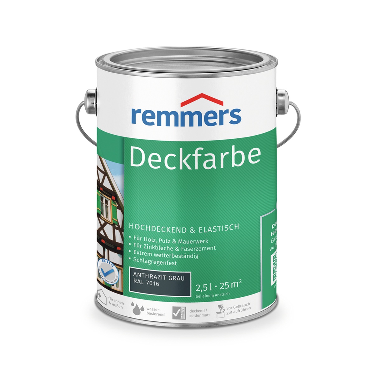 Remmers Deckfarbe 2,5 l, verschiedene Farben Remmers Deckfarbe 2,5 l, verschiedene Farben