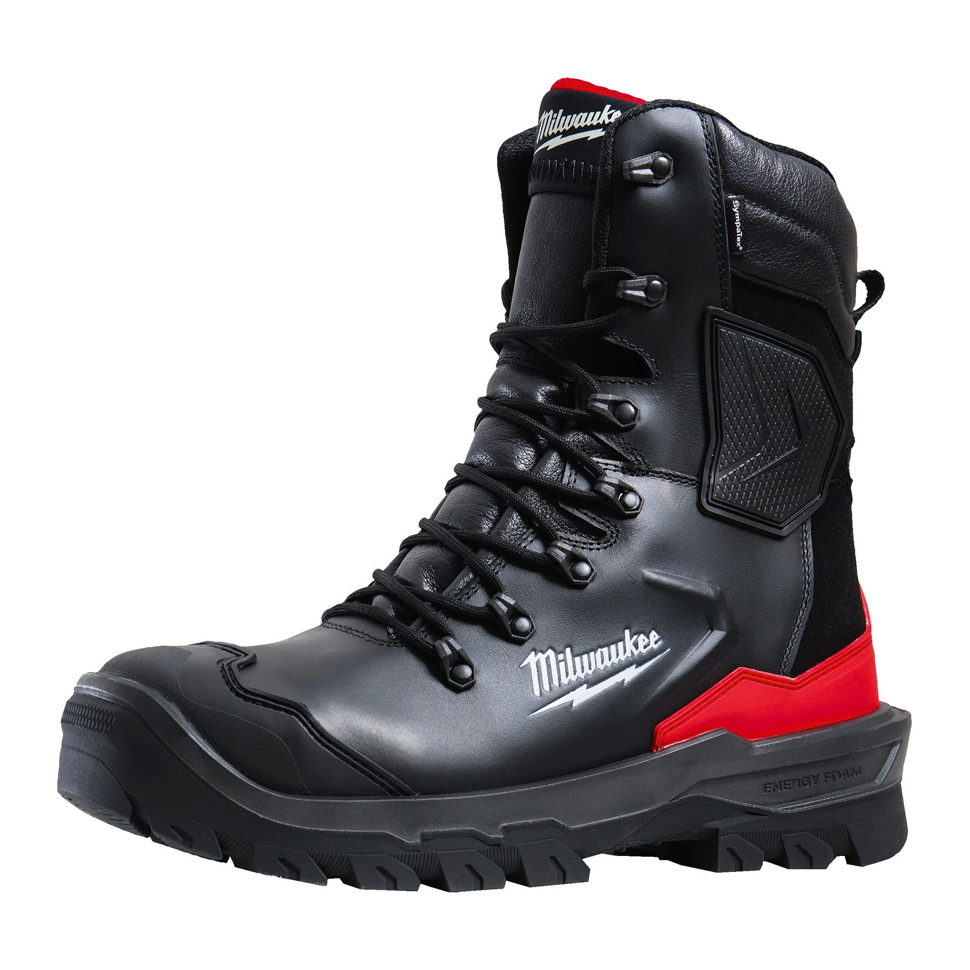 Milwaukee ARMOURTRED S7S Sicherheits-Schnürstiefel hoch Vollnarbenleder schwarz