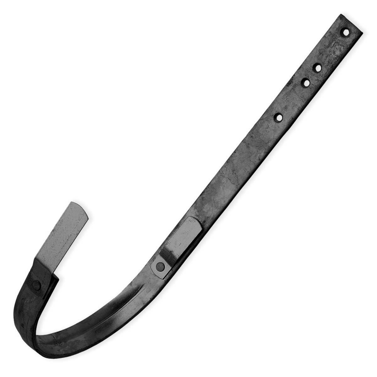 Zambelli Rinnenhaken lang 400-30/5+5 mm 5 tlg, verzinkt, Schwarz, mit Sicke Zambelli Rinnenhaken lang 400-30/5+5 mm 5 tlg, verzinkt, Schwarz, mit Sicke