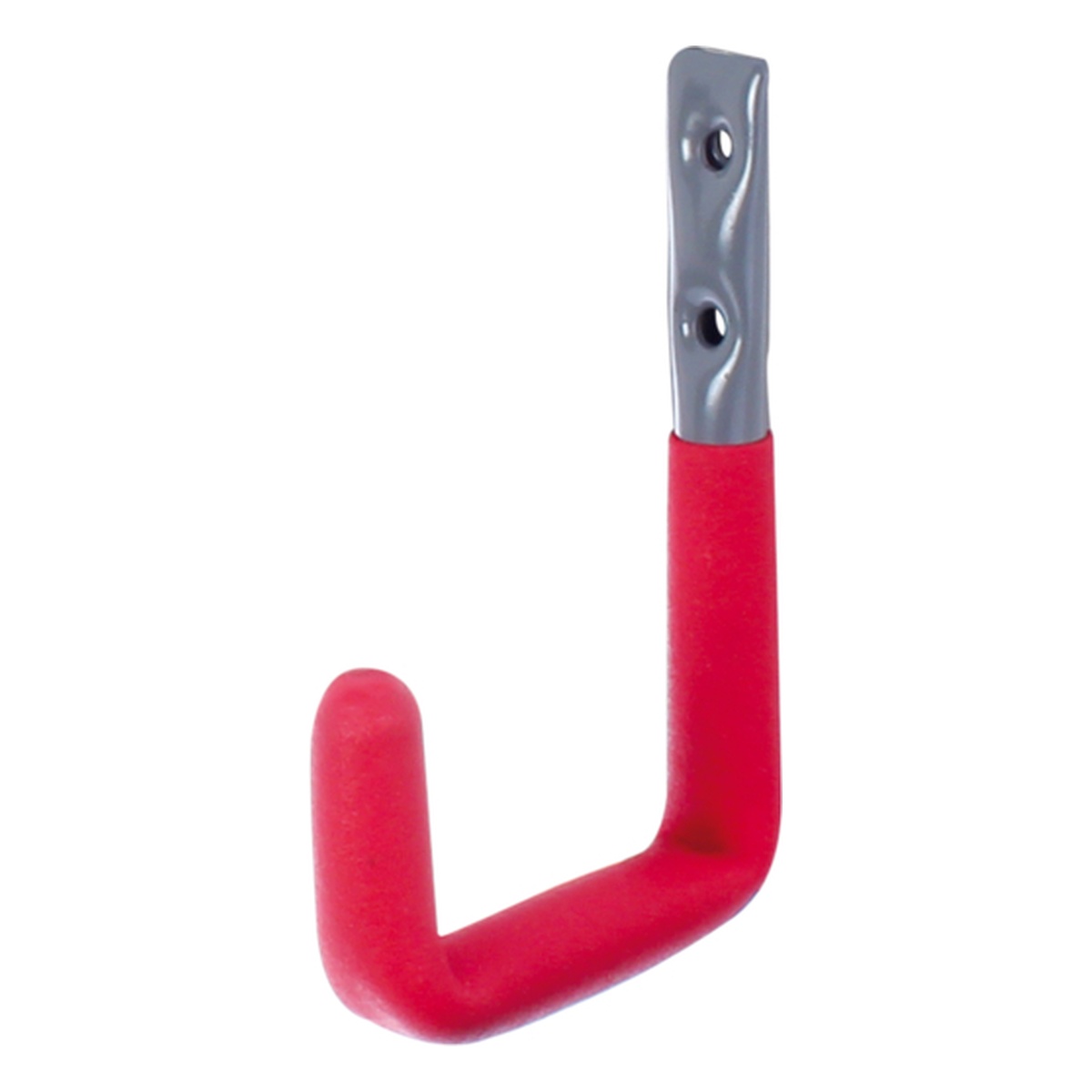 Alberts Wandhaken, grau mit roter Gummierung 120 x 83 mm Alberts Wandhaken, grau mit roter Gummierung 120 x 83 mm