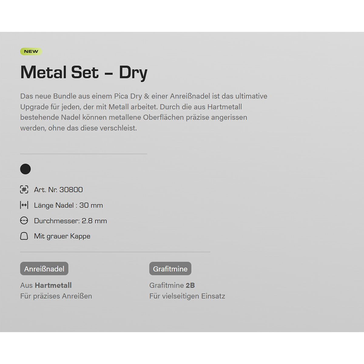 Pica Metal Set - Dry Pica Metal Set - Dry