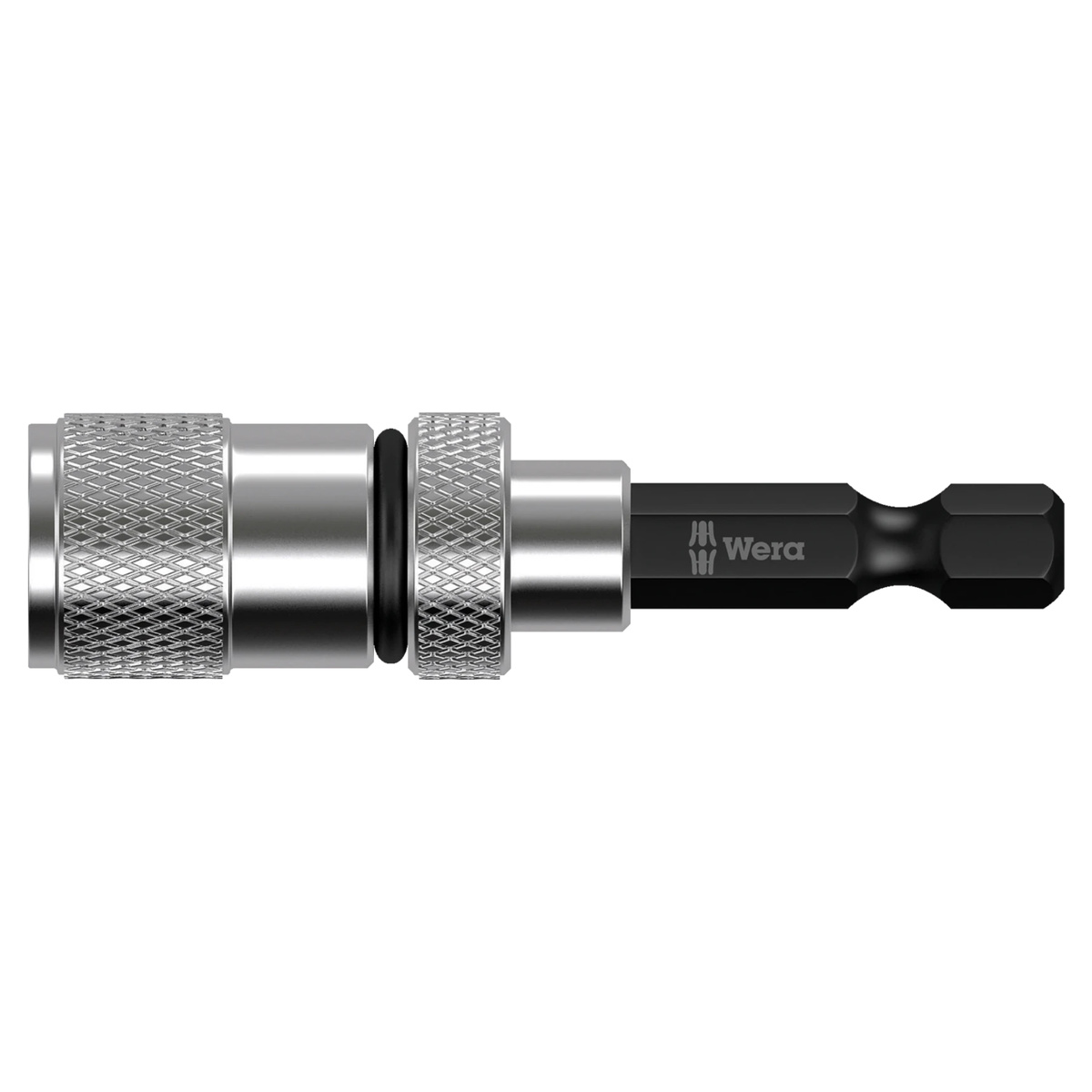 Wera Bit-Abstandhalter Trockenbau, 50 mm, Aluminiumhülse, Schraubtiefe stufenlos einstellbar, 1/4 Zoll Sechskant